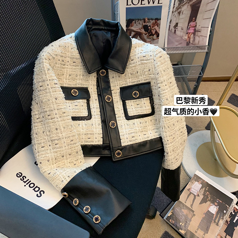 Contrasterende stiksels Tweed  - Wool Coat Peacoat recensie en prijs