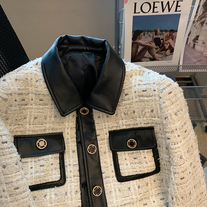 Contrasterende stiksels Tweed  - Wool Coat Peacoat recensie en prijs