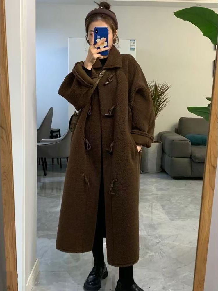 Lange, dikke winterjas van lam - Wool Coat Peacoat recensie en prijs