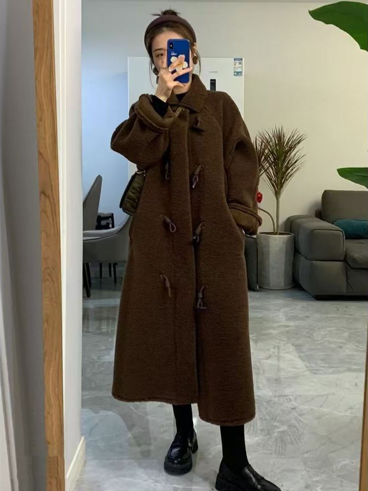 Lange, dikke winterjas van lam - Wool Coat Peacoat recensie en prijs
