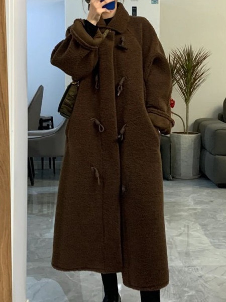 Lange, dikke winterjas van lam - Wool Coat Peacoat recensie en prijs